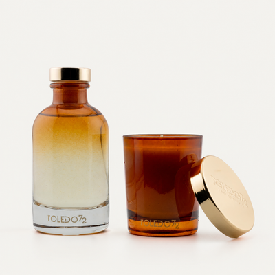 SET CANDELA DIFFUSORE TONKA AURA